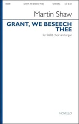 Grant, We Beseech Thee SATB choral sheet music cover